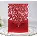 Pocket Invitation Card Elegant Invitation Glitter Invitation Laser Cut Paper